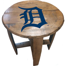 Imperial Detroit Tigers Oak Barrel Table