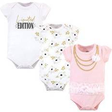 Little Treasures Baby Girls Bodysuits 3-pack - Limited Edition