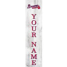 Fan Creations Atlanta Braves Personalized Welcome Leaner Sign