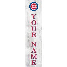 Fan Creations Chicago Cubs Personalized Welcome Leaner Sign