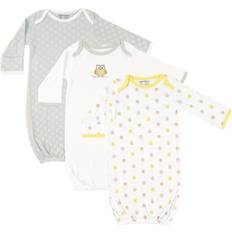 Luvable Friends Sleep Gowns 3-pack - Yellow Owl (10133018)
