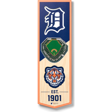 YouTheFan Detroit Tigers 3D Stadium View Banner