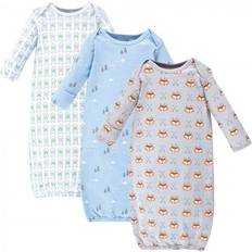 Luvable Friends Cotton Gowns 3-pack - Wild & Free (10133566)