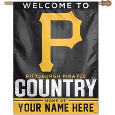 WinCraft Pittsburgh Pirates Personalized 1 Sided Vertical Banner