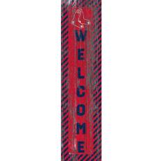 Fan Creations Boston Red Sox Door Leaner Welcome Sign