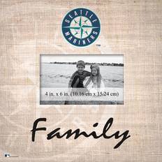 Fan Creations Seattle Mariners Burlap Pattern Frame