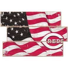 Fan Creations Cincinnati Reds 3-Plank Team Flag