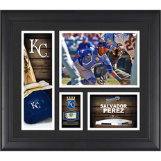 Fanatics Kansas City Royals Framed Salvador Perez Player Collage W Piece of Game-Used Ball