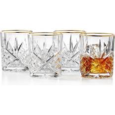 Godinger Dublin Gold Double Old Fashioned Drink Glass 23.659cl 4pcs