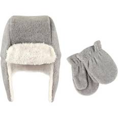 Hudson Infant Trapper Hat and Mitten Set - Heather Grey (10151539)