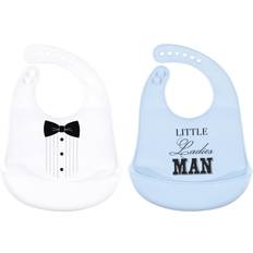 Little Treasures Silicone Bibs Tux 2-pack