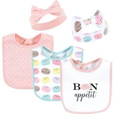 Hudson Bib & Headband or Caps Set Macaron