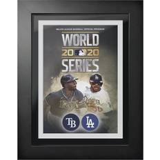 Mustang Los Angeles Dodgers vs. Tampa Bay Rays 2020 World Series Matchup Framed Program
