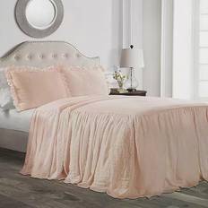 Lush Decor Ruffle Bedspread Pink (203.2x152.4cm)