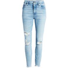 Good American Good Legs Chewed Hem Jeans - Blue