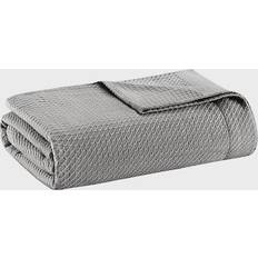 Madison Park Egyptian Blankets Grey (228.6x228.6cm)