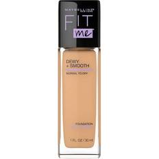 Best Foundations Maybelline Fit Me Dewy + Smooth Foundation SPF18 #220 Natural Beige