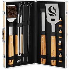 Handwash Barbecue Cutlery Cuisinart Bamboo Barbecue Cutlery 13pcs