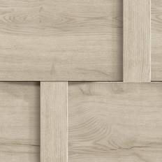 Debona Harrow Weave Wood Panel Wallpaper Beige 6738