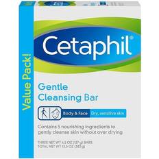 Cetaphil 3-Count 4.5 Oz. Cleansing Bar No Color