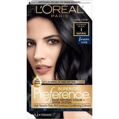 L'Oréal Paris Superior Preference Permanent Color, Natural, Ultimate Black 1 False