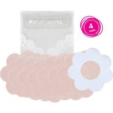 Women Nipple Covers Brushworks Satin Petal Nipple Covers