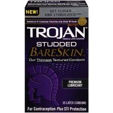 Trojan Studded Bareskin 10 Pack in stock