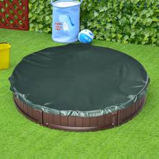 OutSunny Kids Outdoor Round Sandbox