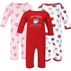 Hudson Baby Coveralls 3-pack - Hot Cocoa