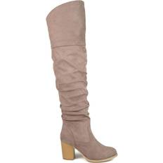 Journee Collection Kaison Wide Calf - Taupe