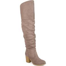 Journee Collection Kaison Medium Calf - Taupe