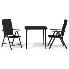 vidaXL 3099107 Patio Dining Set, 1 Table incl. 2 Chairs