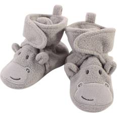 Hudson Animal Fleece Lined Booties - Hippo