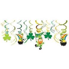 St. Patrick's Day Party Decorations Amscan St. Patrick's Day Foil Swirl Party Decoration