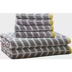 Intelligent Design Nadia 6-pack Towel Grey (137.16x71.12cm)