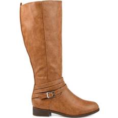 Journee Collection Ivie Extra Wide Calf - Brown