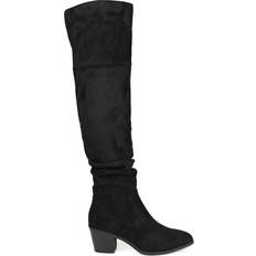 Journee Collection Zivia Wide Calf - Black