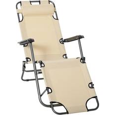 OutSunny 2 in 1 Sun Lounger Folding (‎UK84B-0430331)