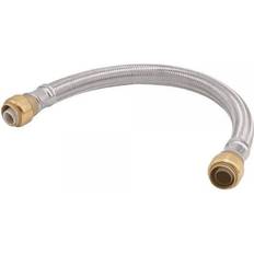 Sharkbite DZR Brass Flexible Hose Coupling, Various sizes Tube Size Tan