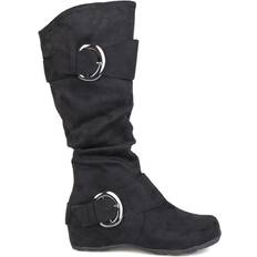 Journee Collection Jester Medium Calf - Black