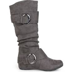 Journee Collection Jester Medium Calf - Grey