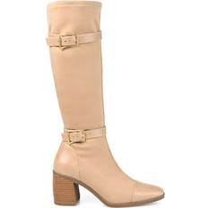 Journee Collection Gaibree Medium Calf - Beige