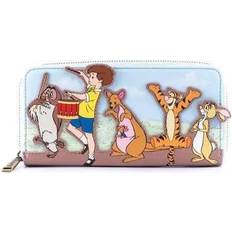 Loungefly Disney Winnie The Pooh 95th Anniversary Parade Zip Around Wallet - Blue