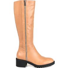 Journee Collection Morgaan Wide Calf - Tan