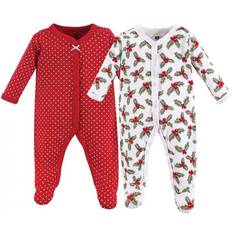 Hudson Baby Cotton Sleep and Play 2-pack - Holly (11155562)