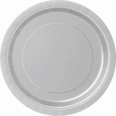 Unique 33448 9 plates 16pc silver