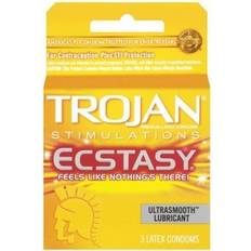 Trojan Ecstasy Ultra Ribbed 3-pack