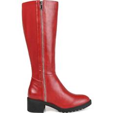 Journee Collection Morgaan Medium Calf - Red