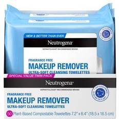 Neutrogena Fragrance-Free Makeup Remover Cleansing Towelettes Twin Pack