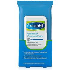 Cetaphil Gentle Skin Face Cleansing Cloths 25 Pre-Moistened Cloths